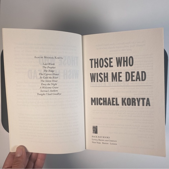 2/$25 -  Those who wish me Dead by Michael Koryta - Picture 6 of 12